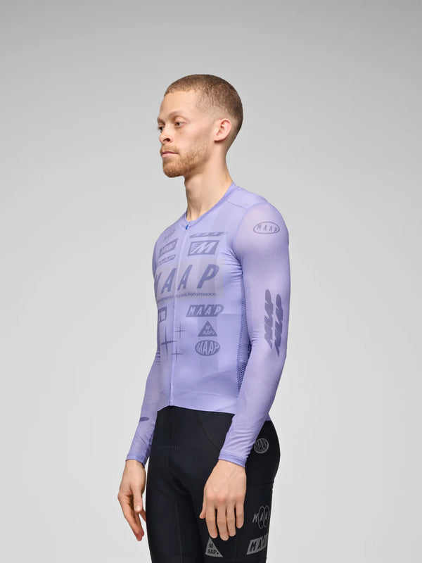 MAAP Drome Pro Air LS Jersey 3.0 Lavender｜メンズ長袖サイクル