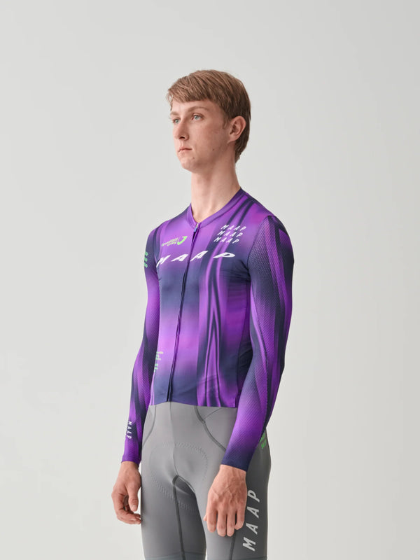 メンズL  WorldTour Pro Air LS Jersey 美品 MAAP WorldTour Pro Air 長袖サイクリングジャージ | 軽量・吸湿発散
