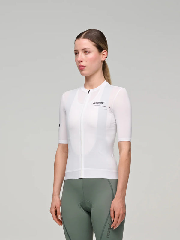 今期 Women's Training Jersey ホワイト　Mサイズ MAAP Women's Training Jersey White｜ウィメンズ半袖サイクルジャージ