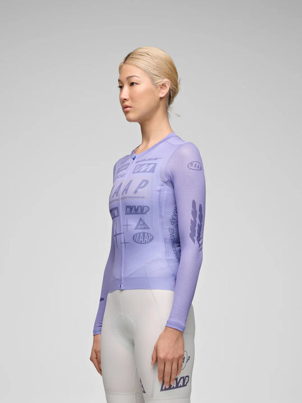 MAAP Women's Drome Pro Air LS Jersey 3.0 Lavender｜ウィメンズ長袖