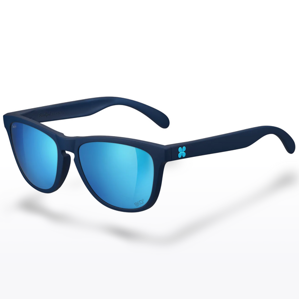 SunGod Classics⁴ 8KO Polarised Navy Silver Blue 偏光サングラス