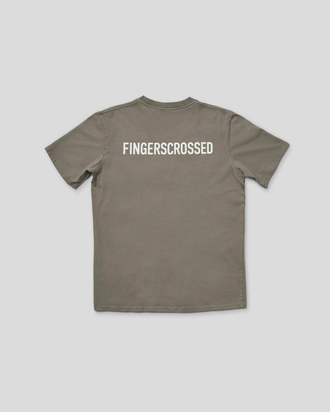 Fingercrossed #Tee Movement オリブ | プレミアムズ Tシャツ | 倫理的なラグジュアリーと快適さ