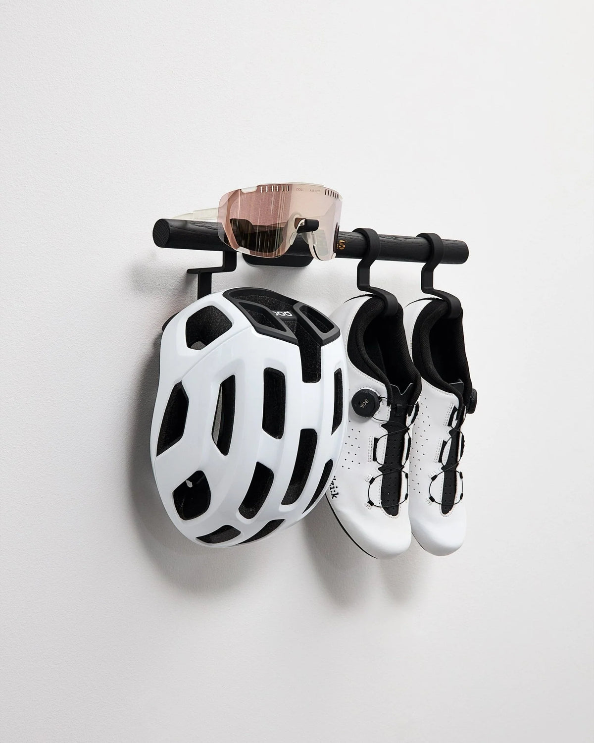TONS Short Bar D｜工具不要 壁掛けサイクリングギア収納｜ヘルメット・サングラス・シューズ｜CYCLISM