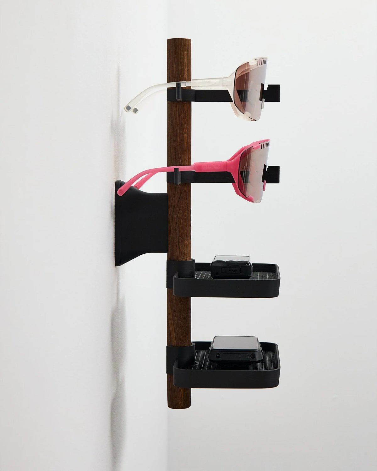 TONS Short Rack B｜壁掛けギアラック｜グラス２本 ＋ トレイ２個｜CYCLISM