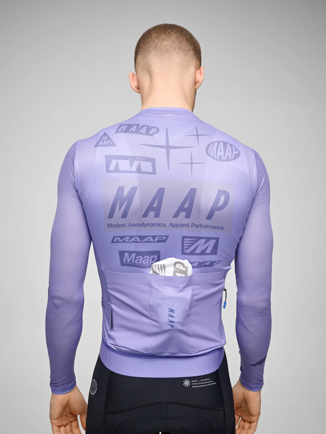 MAAP Drome Pro Air LS Jersey 3.0 Lavender｜メンズ長袖サイクルジャージ｜CYCLISM