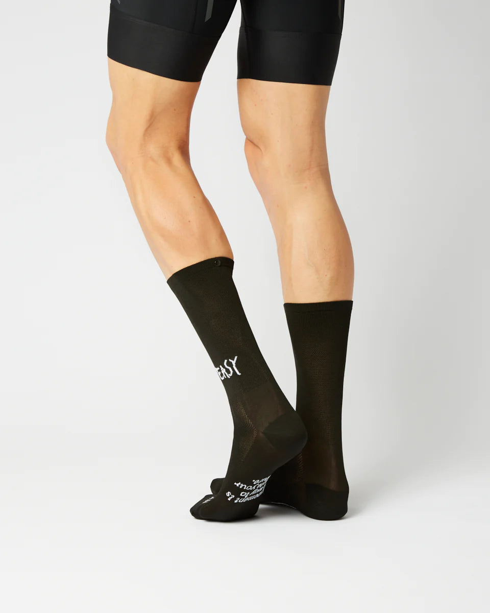 Fingerscrossed サイクルソックス #Classic Movement Easy Black | CYCLISM