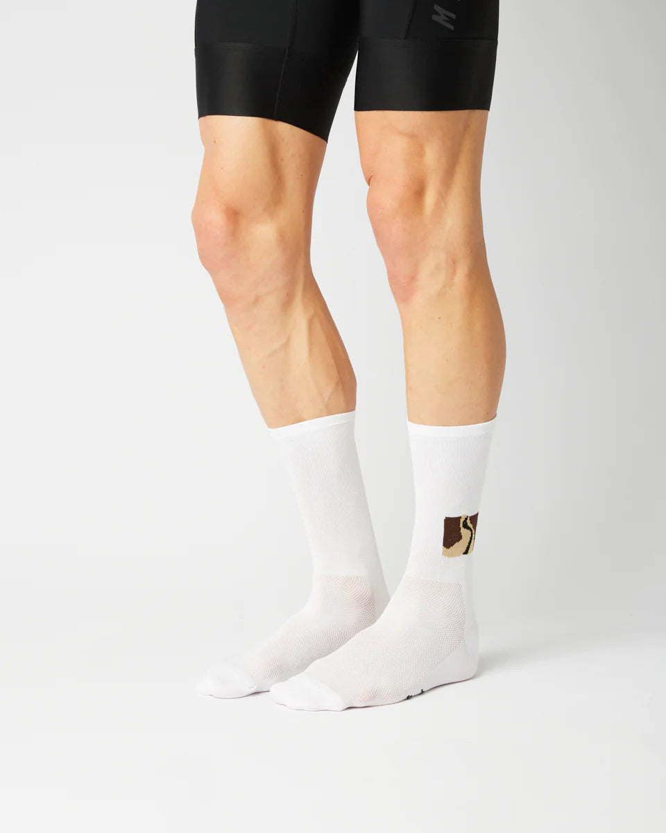 Fingerscrossed サイクルソックス #Classic Movement Collage White | CYCLISM