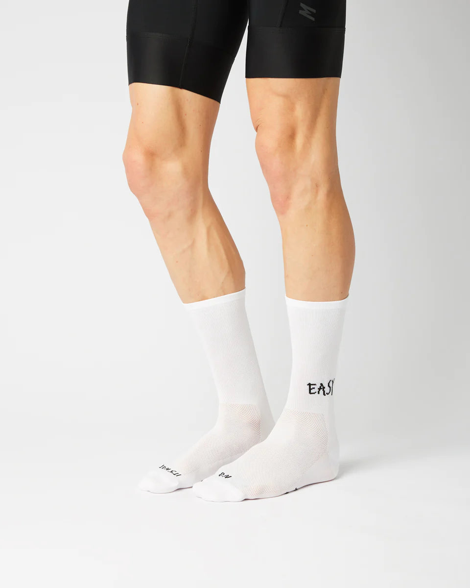Fingerscrossed サイクルソックス #Classic Movement Easy White | CYCLISM