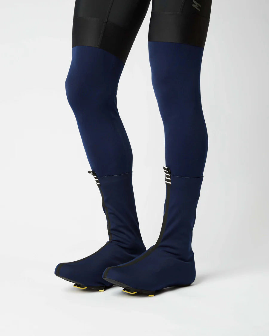 Fingerscrossed #Overshoes Softshell サイクル オーバーシューズ ネイビー | 防風・撥水・耐久性 | CYCLISM