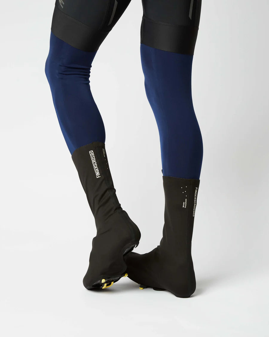 Fingerscrossed #Overshoes Softshell サイクル オーバーシューズ ブラック | 防風・撥水・耐久性 | CYCLISM