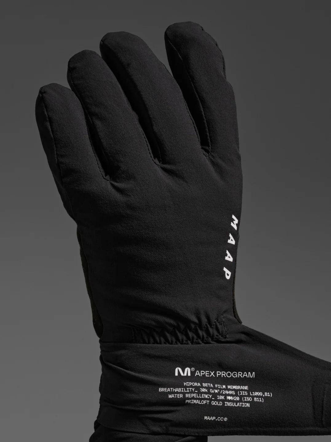 MAAP Apex Winter Glove 2.0 Black 防風防水防寒サイクリンググローブ｜CYCLISM