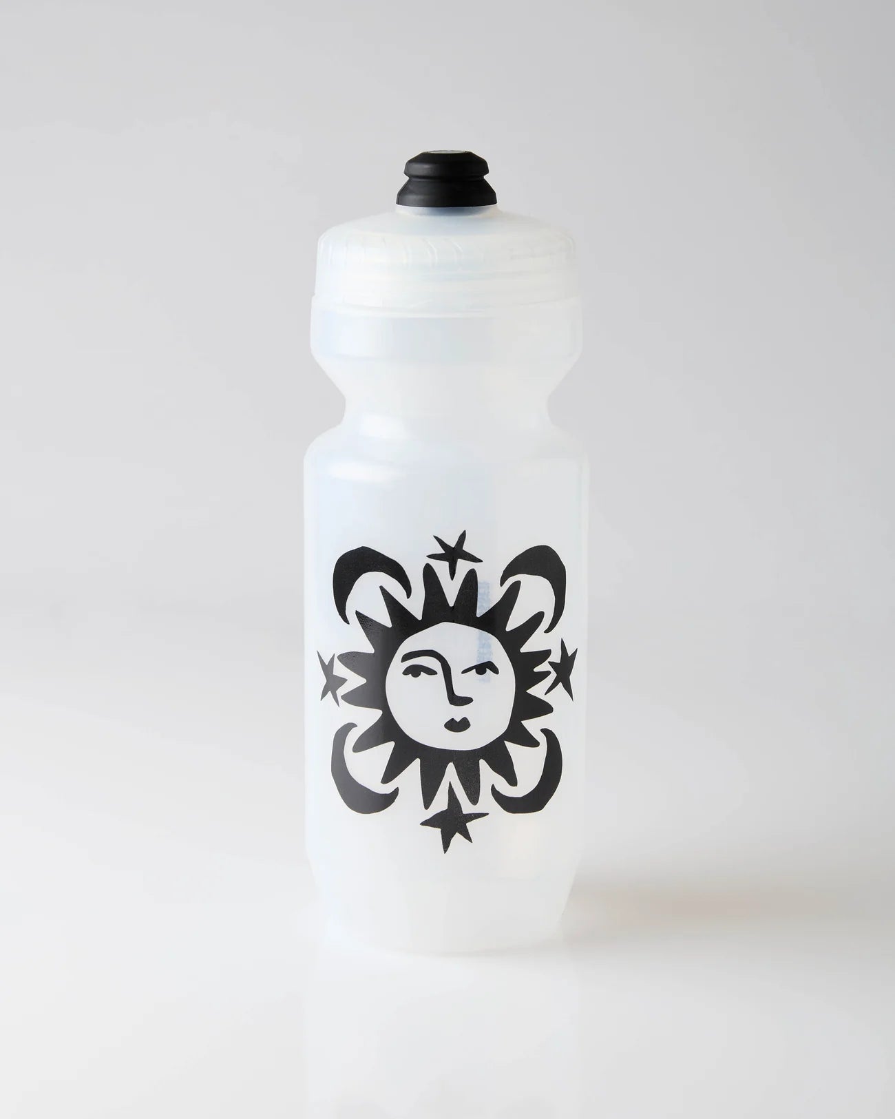 Fingerscrossed #Bidon SUN MOON STARS ビドン / ウォーターボトル ホワイト | CYCLISM