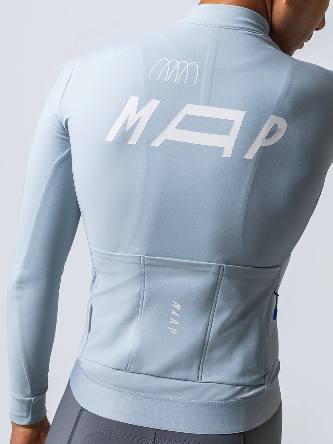 MAAP Men's Adapt Vapor Blue サーマル ロングスリーブ ジャージ | CYCLISM