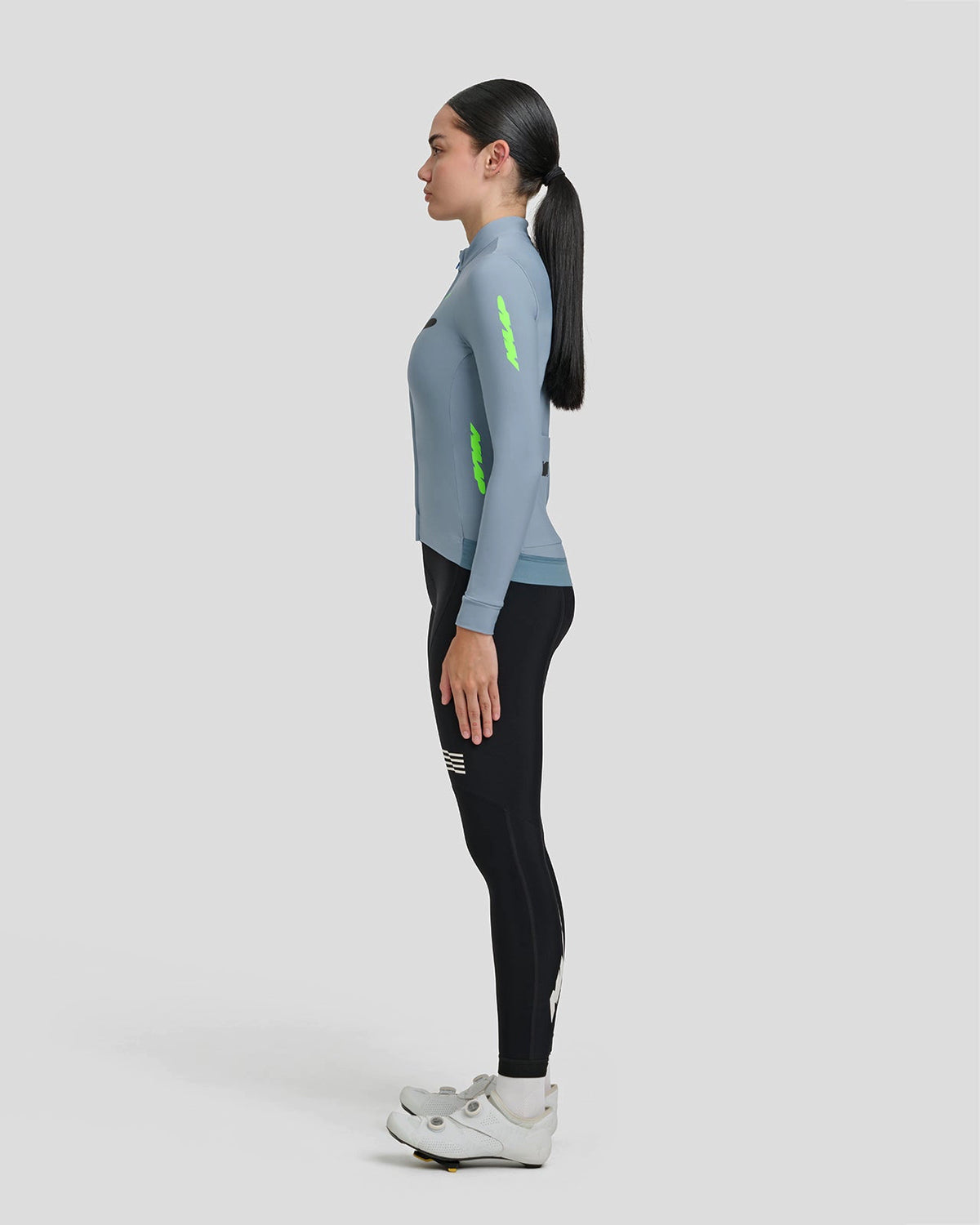 MAAP Women&#39;s Eclipse Thermal LS Jersey 2.0 Teal レディース長袖サイクルジャージ  | CYCLISM