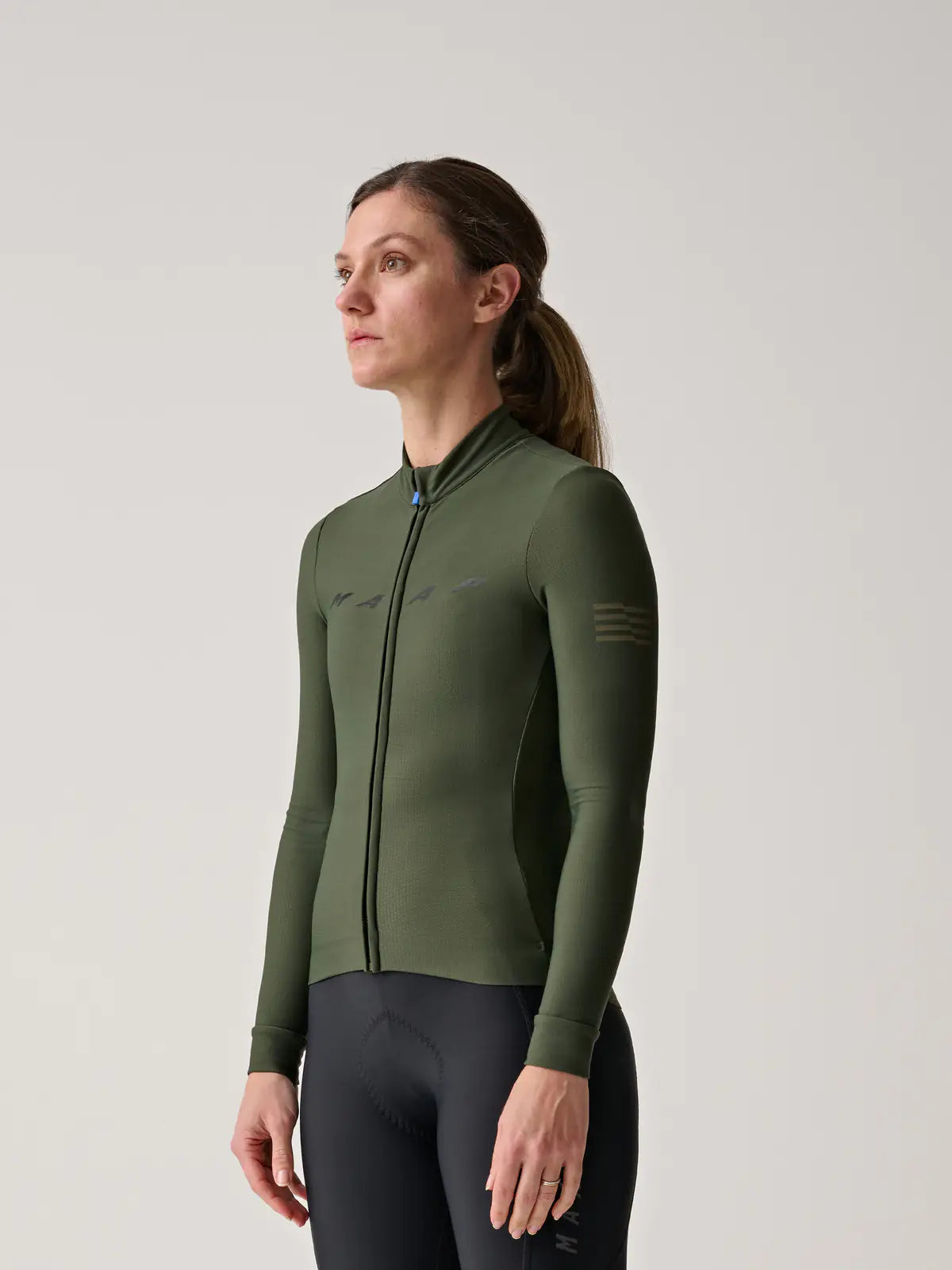 MAAP Evade Thermal Pro Base LS Bronze Green レディース長袖サイクルジャージ | CYCLISM