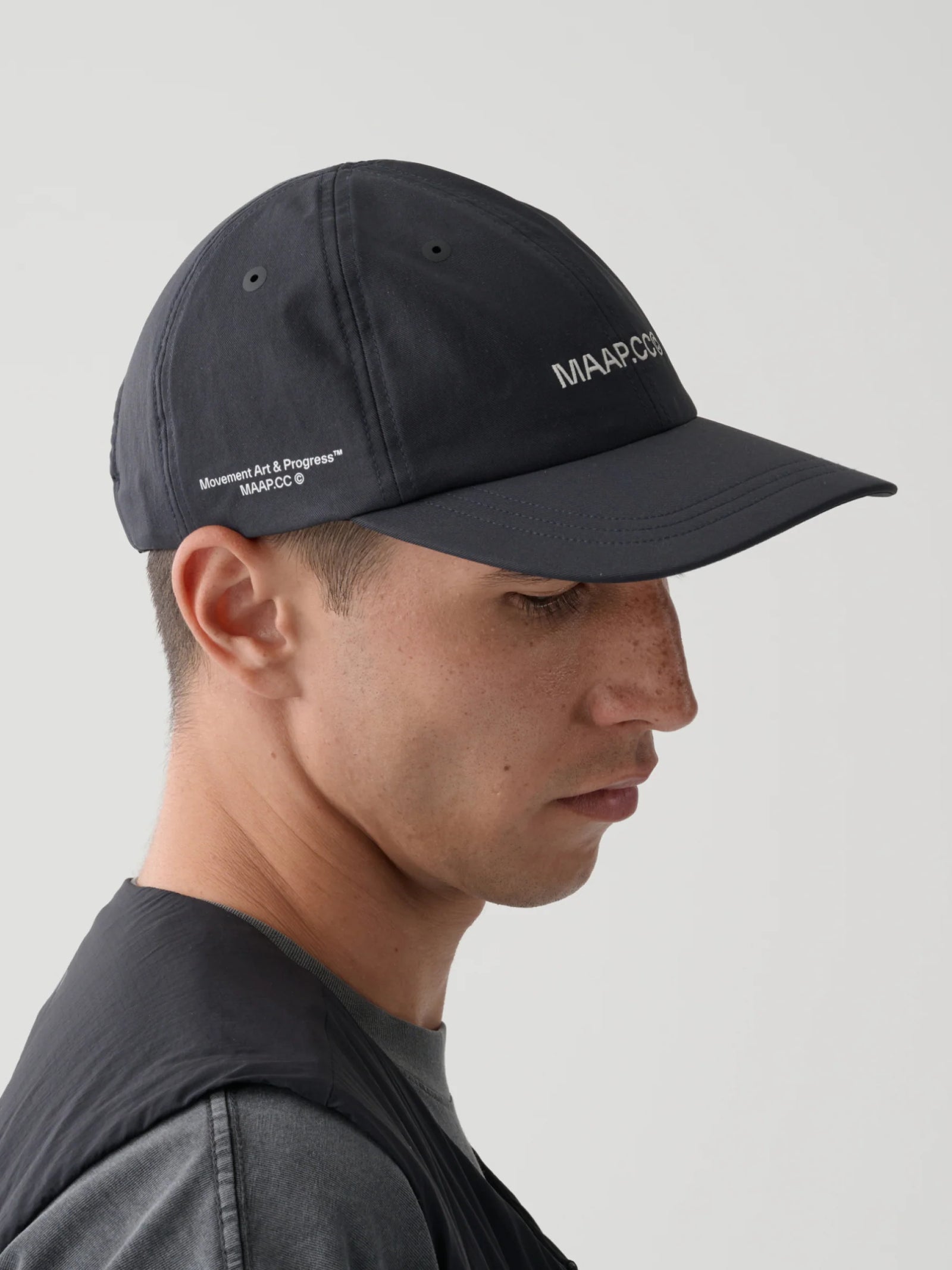 MAAP キャップ ブラック | 6パネル ツイル 帽子 撥水・UVカット・調整可 | CYCLISM