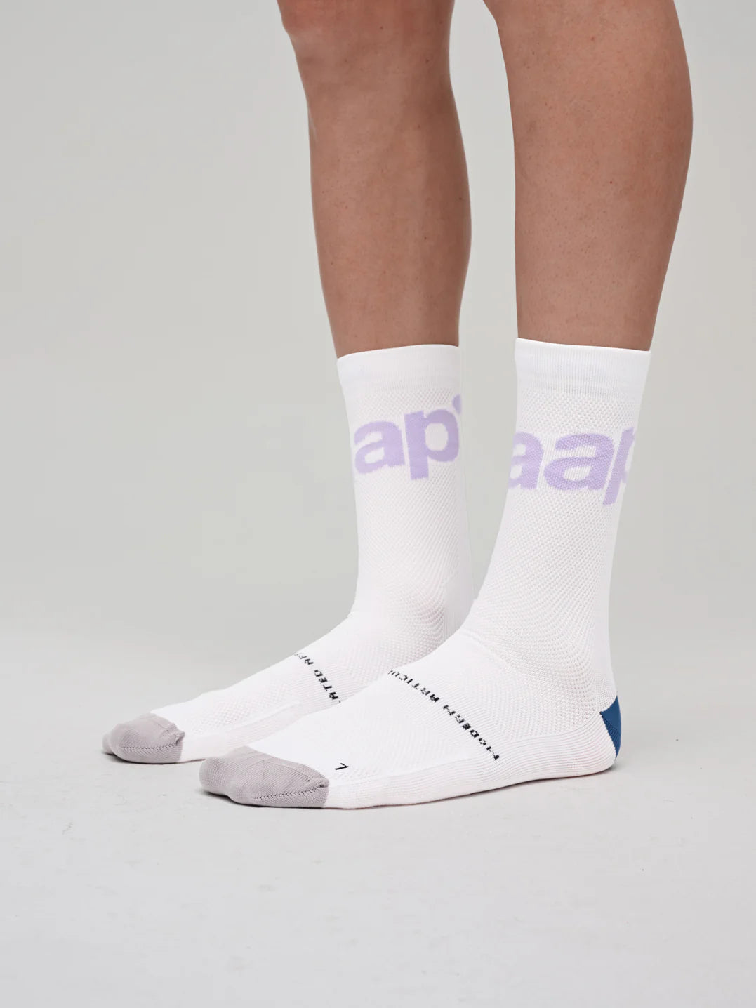 MAAP Training Sock White/Purple｜吸湿速乾 抗菌 6インチ サイクルソックス｜CYCLISM