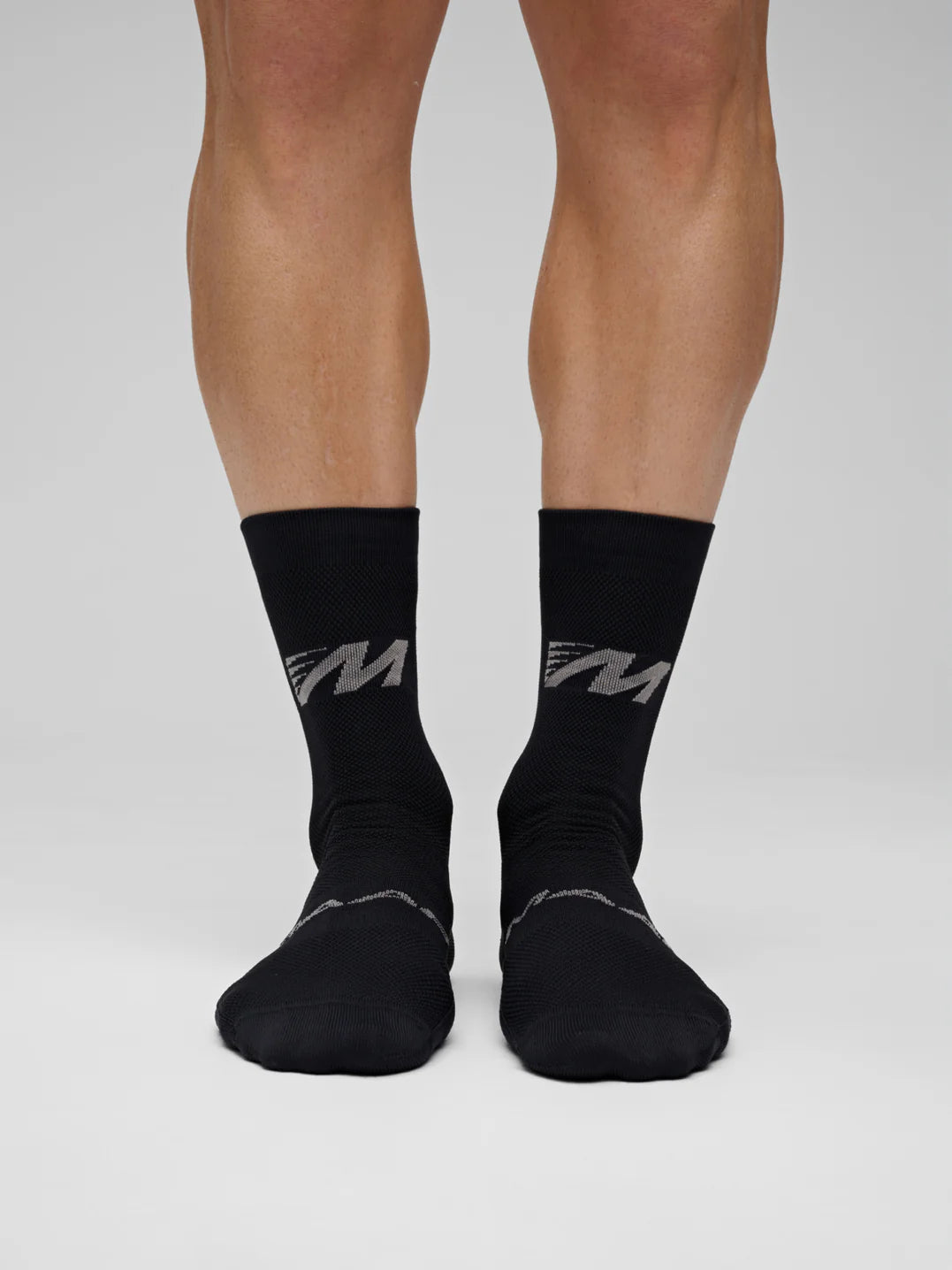 MAAP Drome Sock Black｜吸湿速乾 抗菌 6インチ サイクルソックス｜CYCLISM