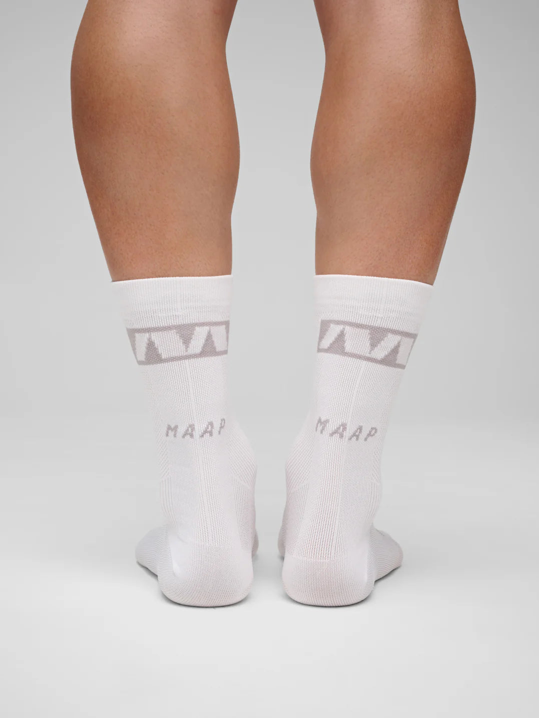 MAAP Drome Sock White｜吸湿速乾 抗菌 6インチ サイクルソックス｜CYCLISM