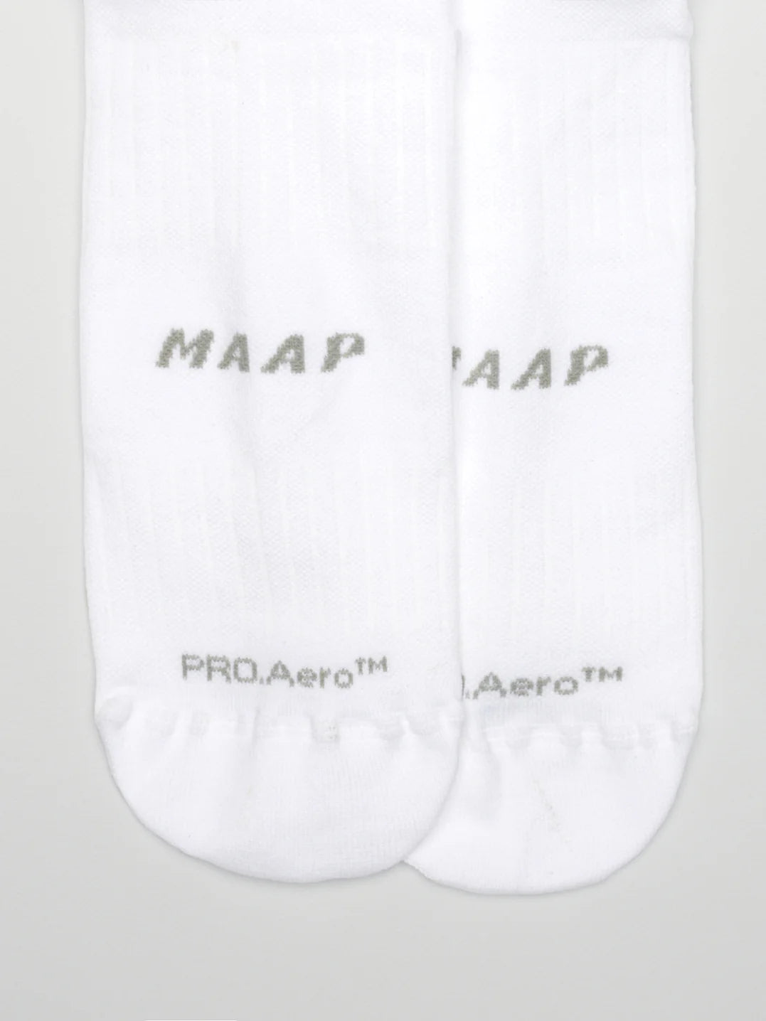 MAAP Pro Aero Sock White エアロサイクリングソックス | CYCLISM