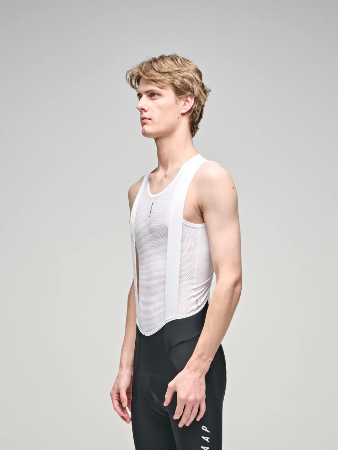 MAAP Team Midweight Base Layer White｜春秋向けミッドウェイト メッシュ ベースレイヤー｜CYCLISM