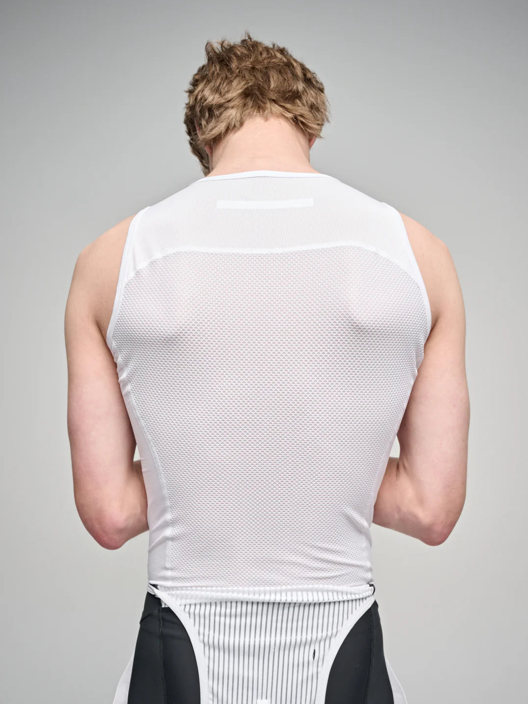 MAAP Team Midweight Base Layer White｜春秋向けミッドウェイト メッシュ ベースレイヤー｜CYCLISM
