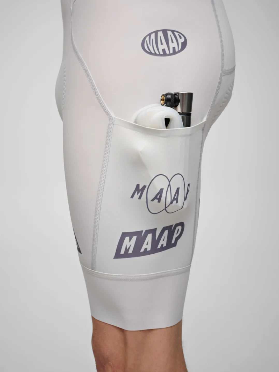 MAAP Drome Team Bib Evo Cargo Ice Gray｜メンズ カーゴビブショーツ｜CYCLISM