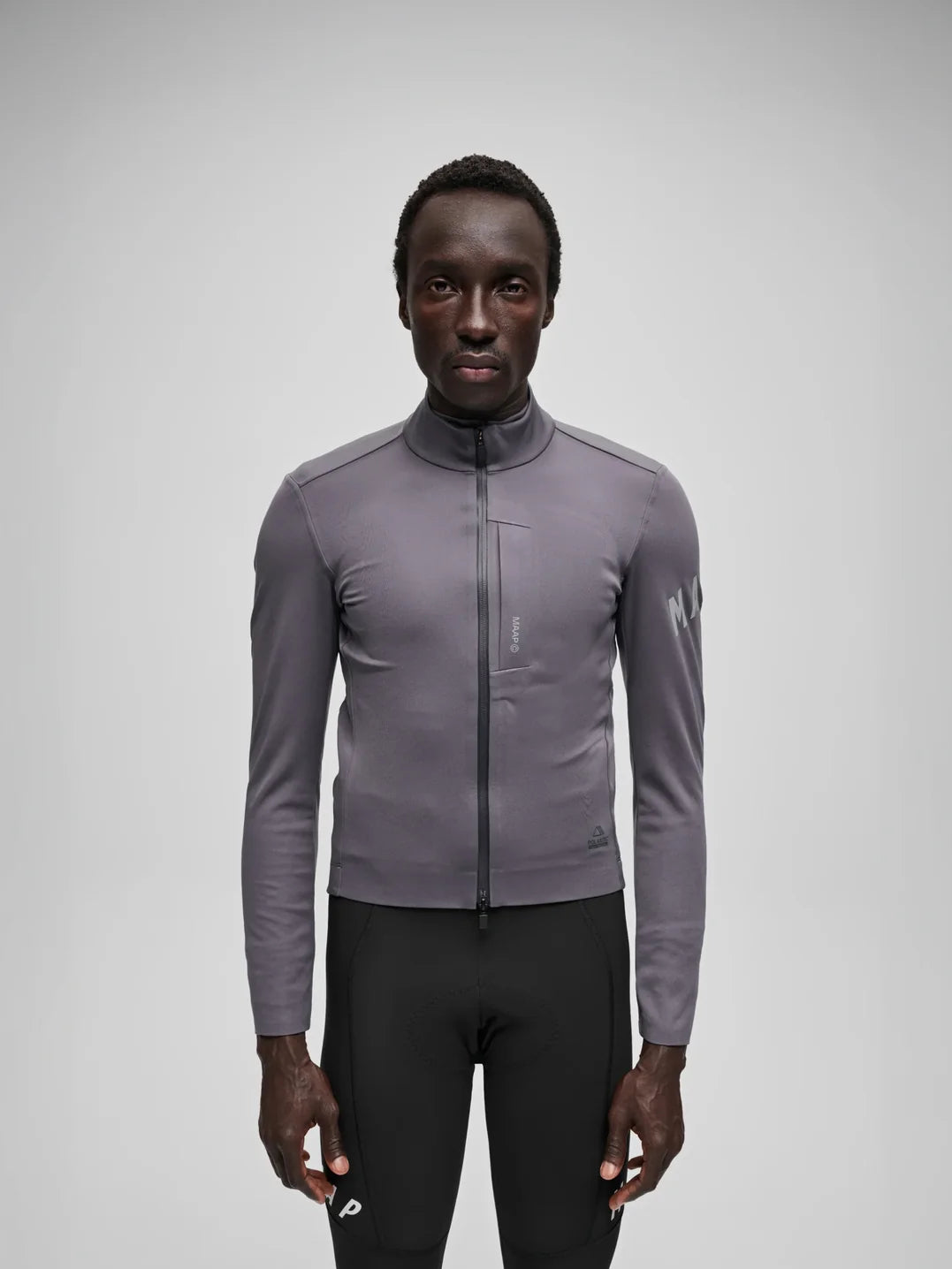 MAAP Apex Winter Jacket 2.0 Charcoal Plum 防風防水防寒サイクリングジャケット｜CYCLISM