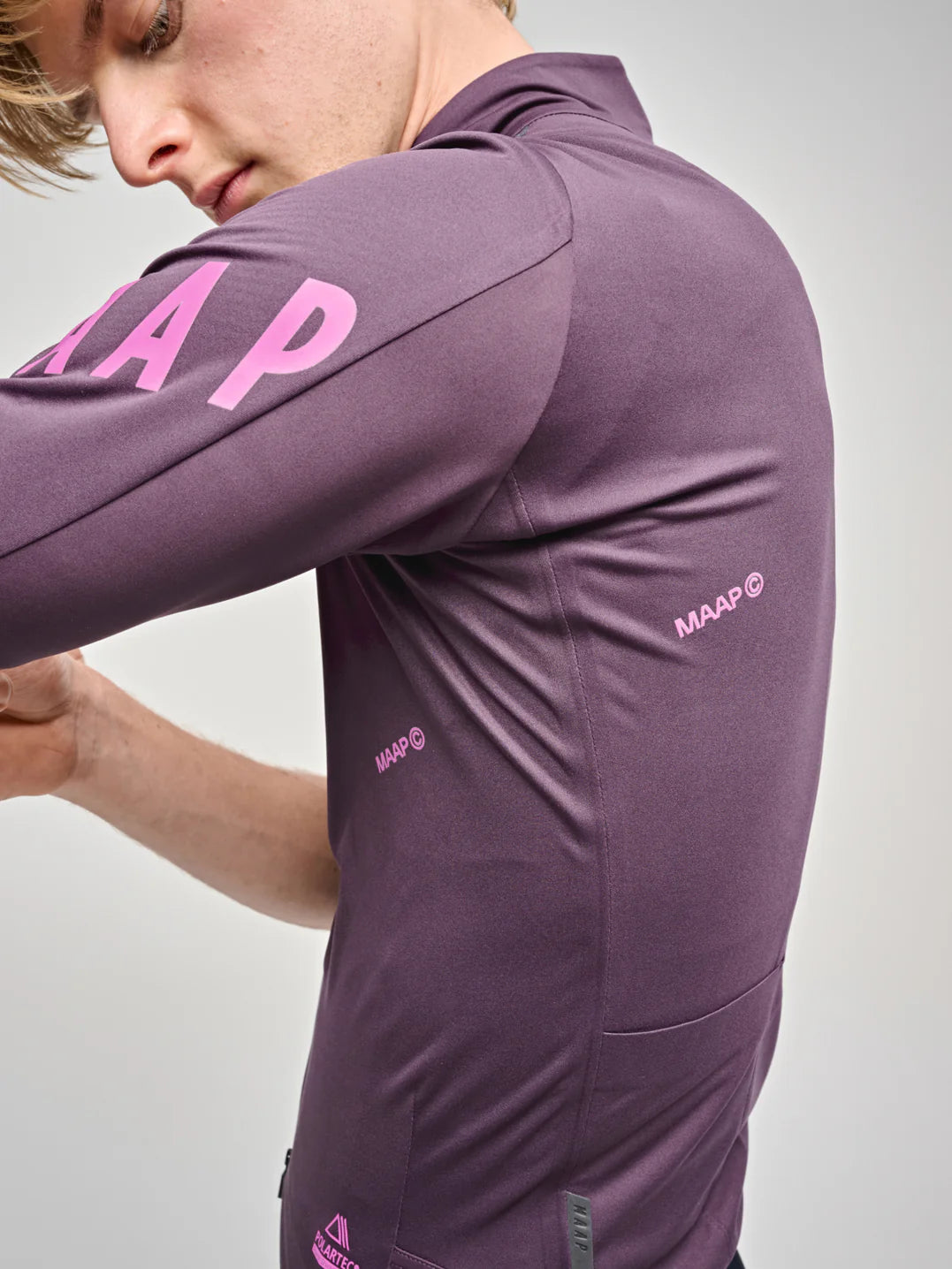 MAAP Elements Pro Race SS Jacket Mulberry｜防水透湿・レースフィットジャケット（半袖対応）