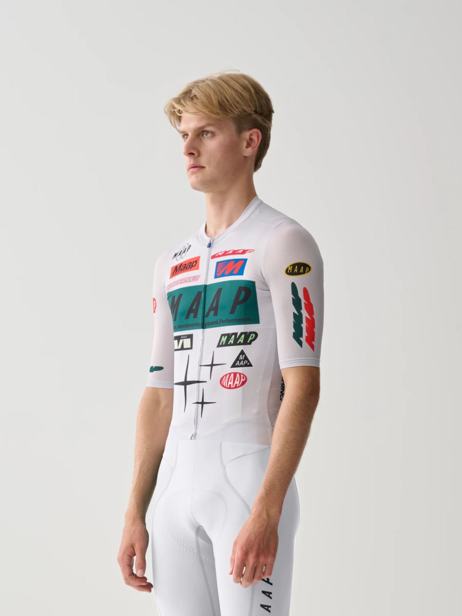 MAAP Drome Pro Air Jersey 3.0 ホワイト | 超軽量レーシングサイクルジャージ | CYCLISM