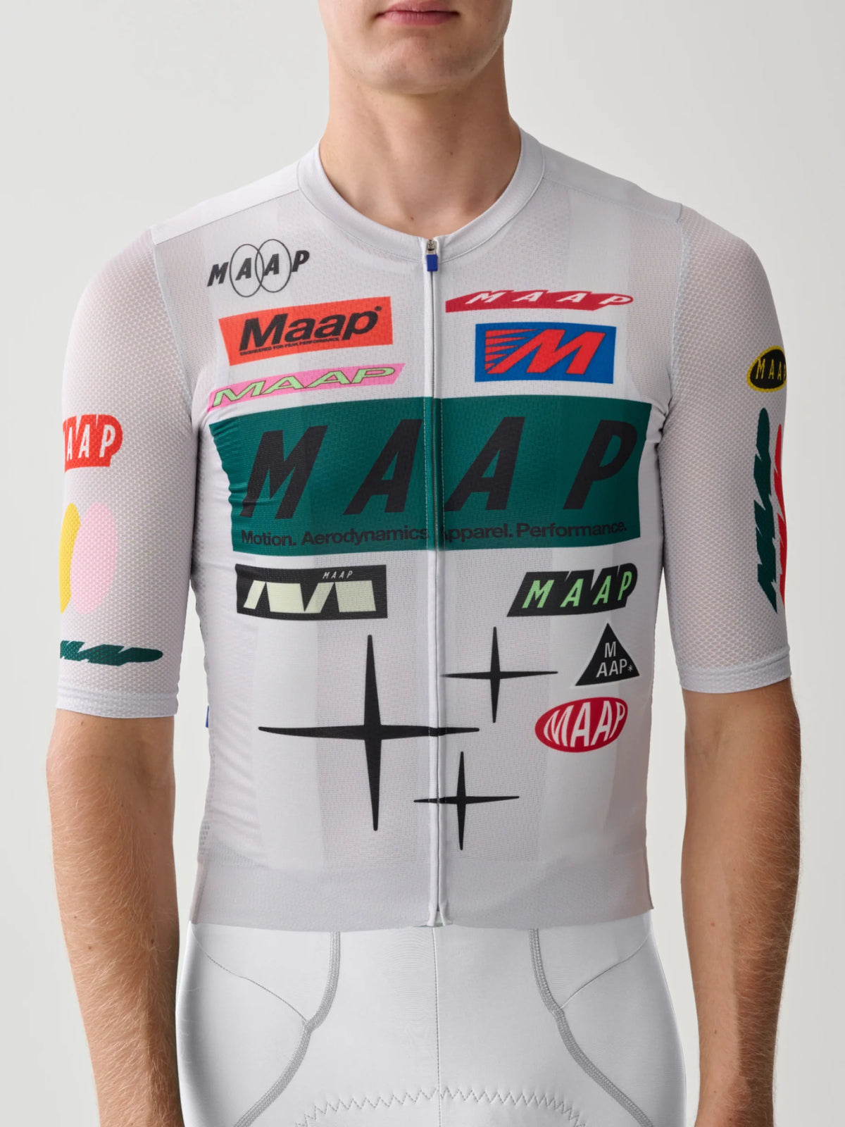 MAAP Drome Pro Air Jersey 3.0 ホワイト | 超軽量レーシングサイクルジャージ | CYCLISM