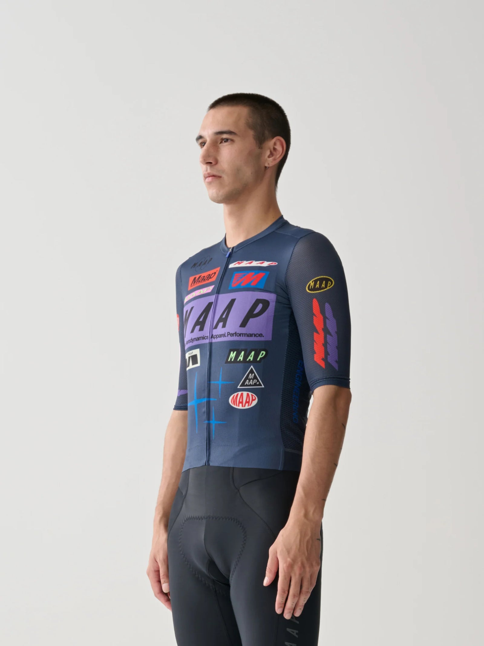 MAAP Drome Pro Air Jersey 3.0 ミッドナイト | 超軽量レーシングサイクルジャージ | CYCLISM