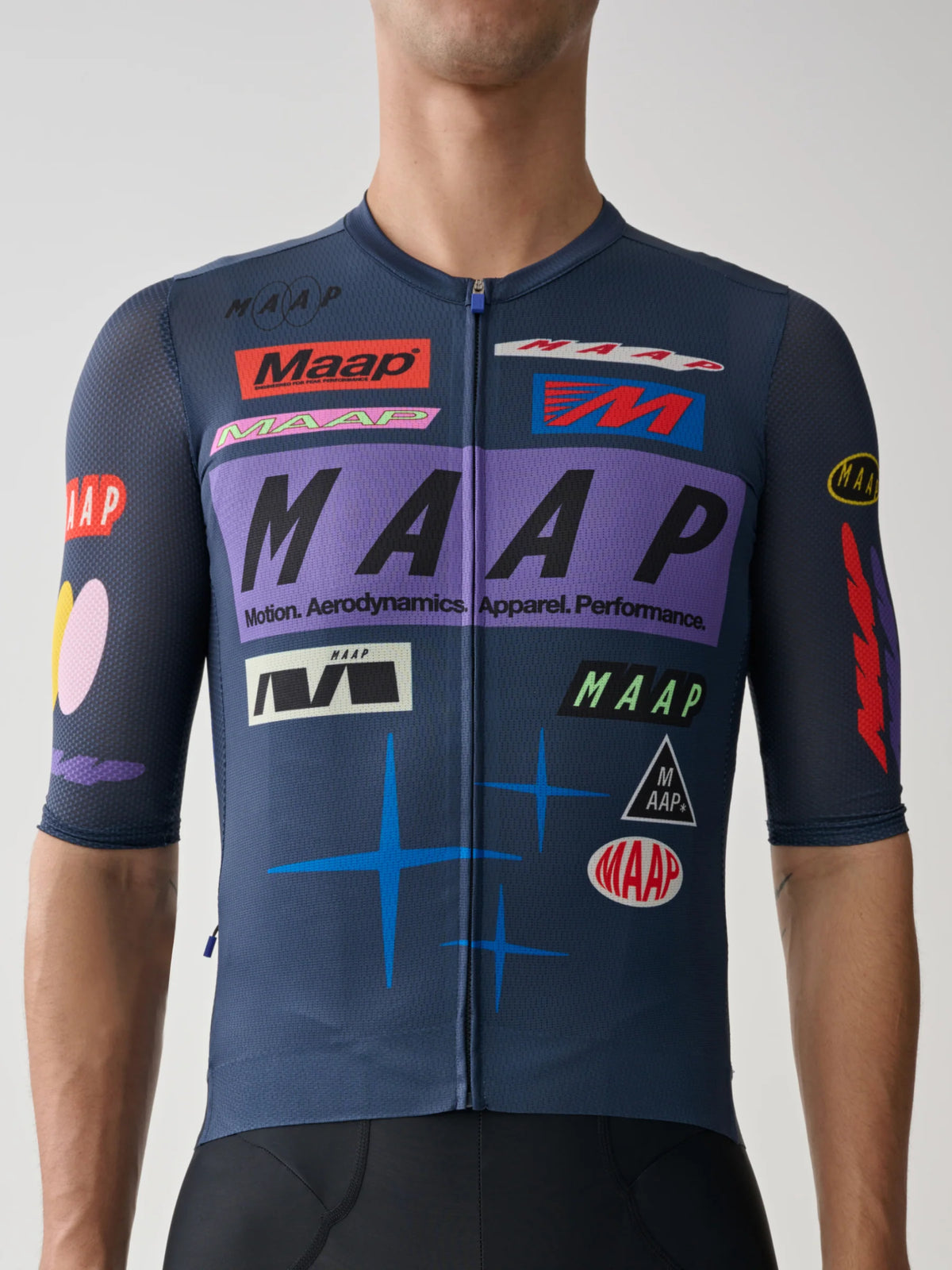 MAAP Drome Pro Air Jersey 3.0 ミッドナイト | 超軽量レーシングサイクルジャージ | CYCLISM