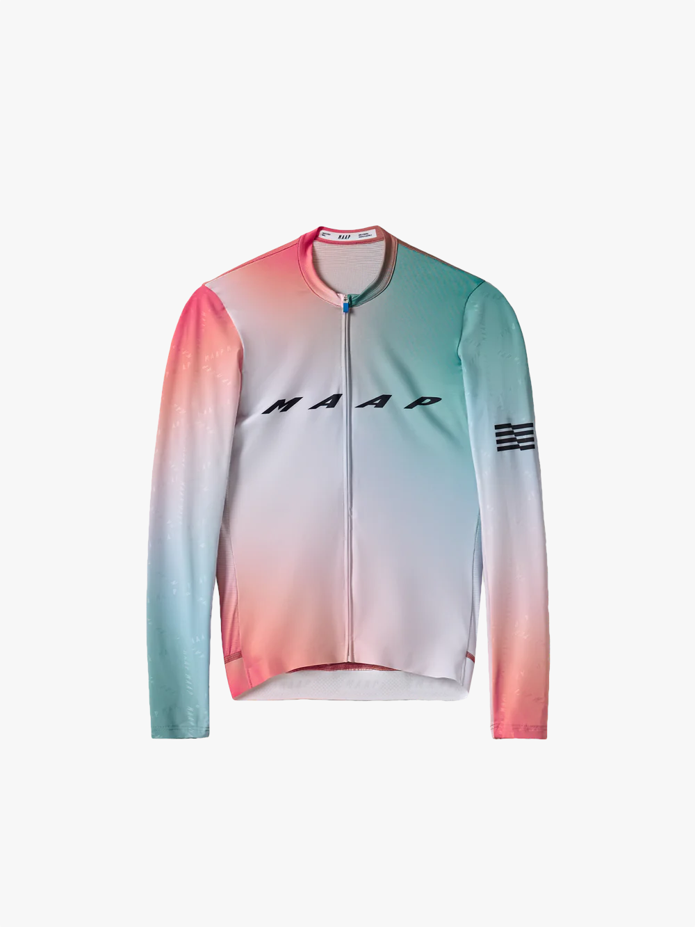 MAAP Blurred Out Pro Hex LS Jersey 2.0 Flame Mix | 高通気性・エアロダイナミクス・リサイクル素材 | CYCLISM