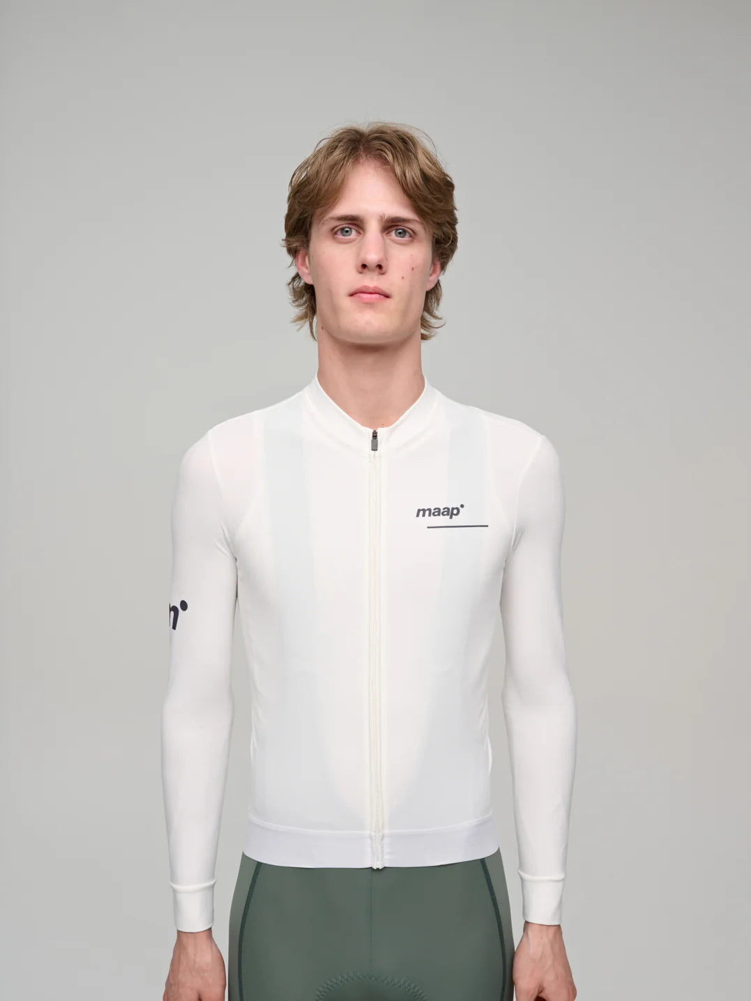 MAAP Training Thermal LS Jersey White|サーマル長袖サイクル MAAP Training Thermal LS Jersey White|サーマル長袖サイクル
