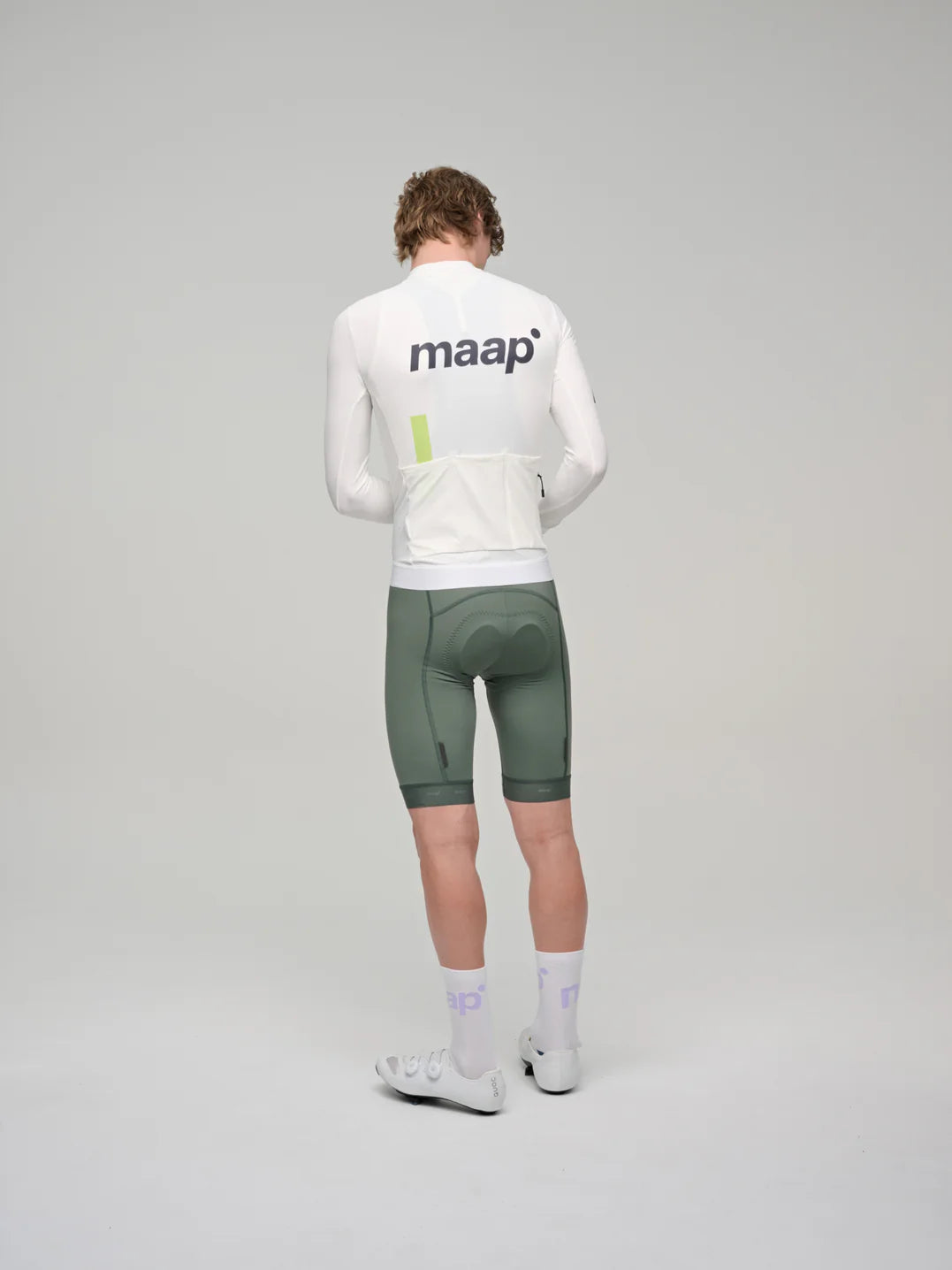 MAAP Training Thermal LS Jersey White｜サーマル長袖サイクルジャージ｜CYCLISM