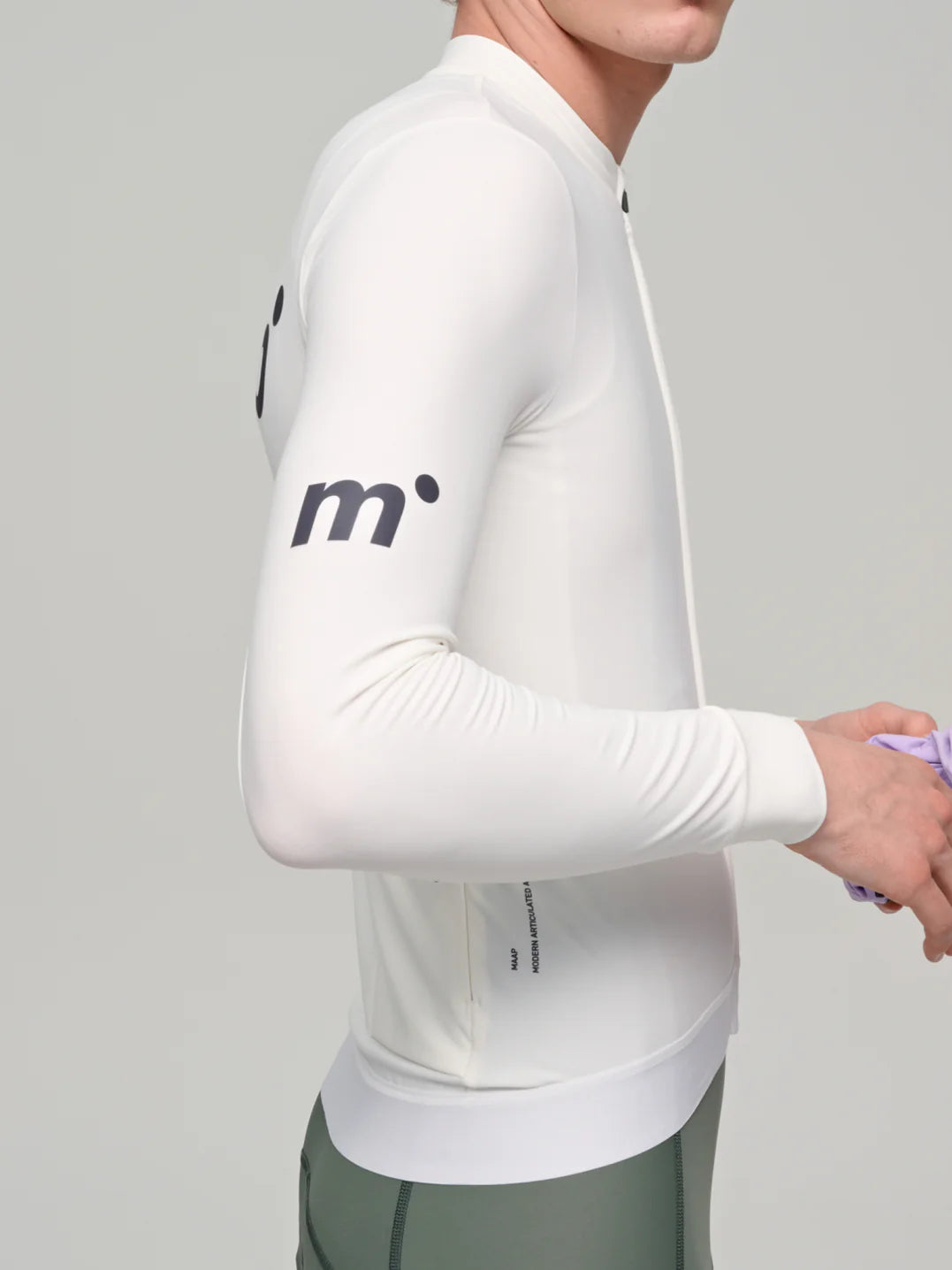 MAAP Training Thermal LS Jersey White｜サーマル長袖サイクルジャージ｜CYCLISM