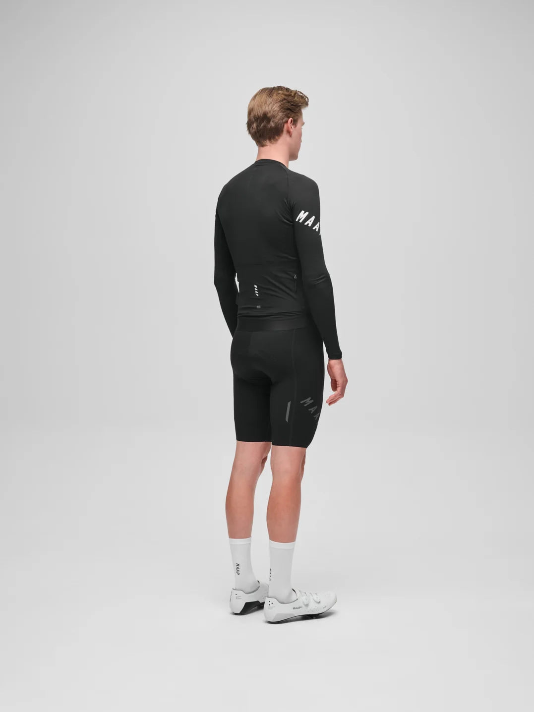 MAAP Apex Aeon LS Jersey Black/White 長袖サイクリングジャージ｜CYCLISM