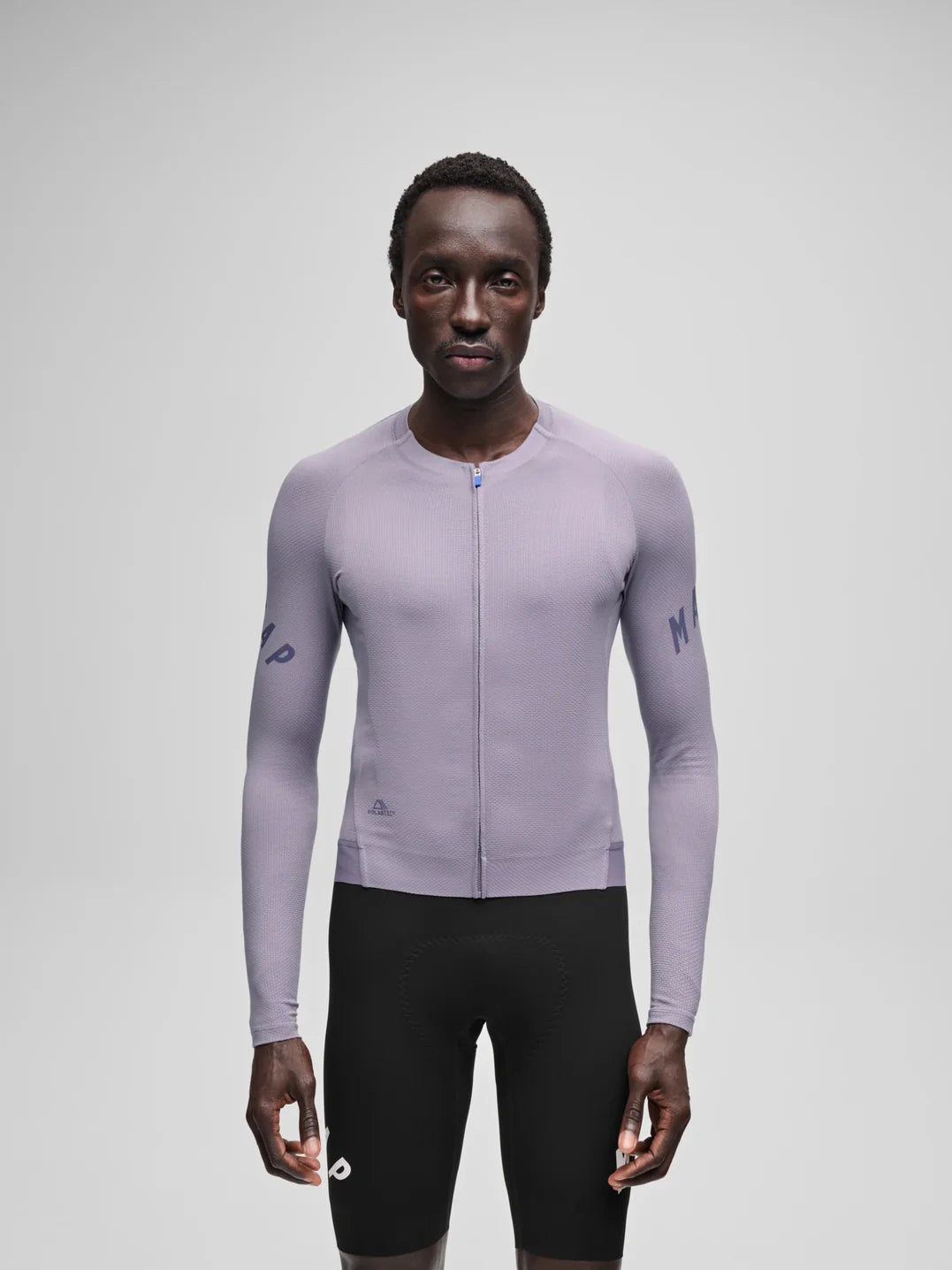 MAAP Apex Aeon LS Jersey Lavender Grey 長袖サイクリングジャージ｜CYCLISM