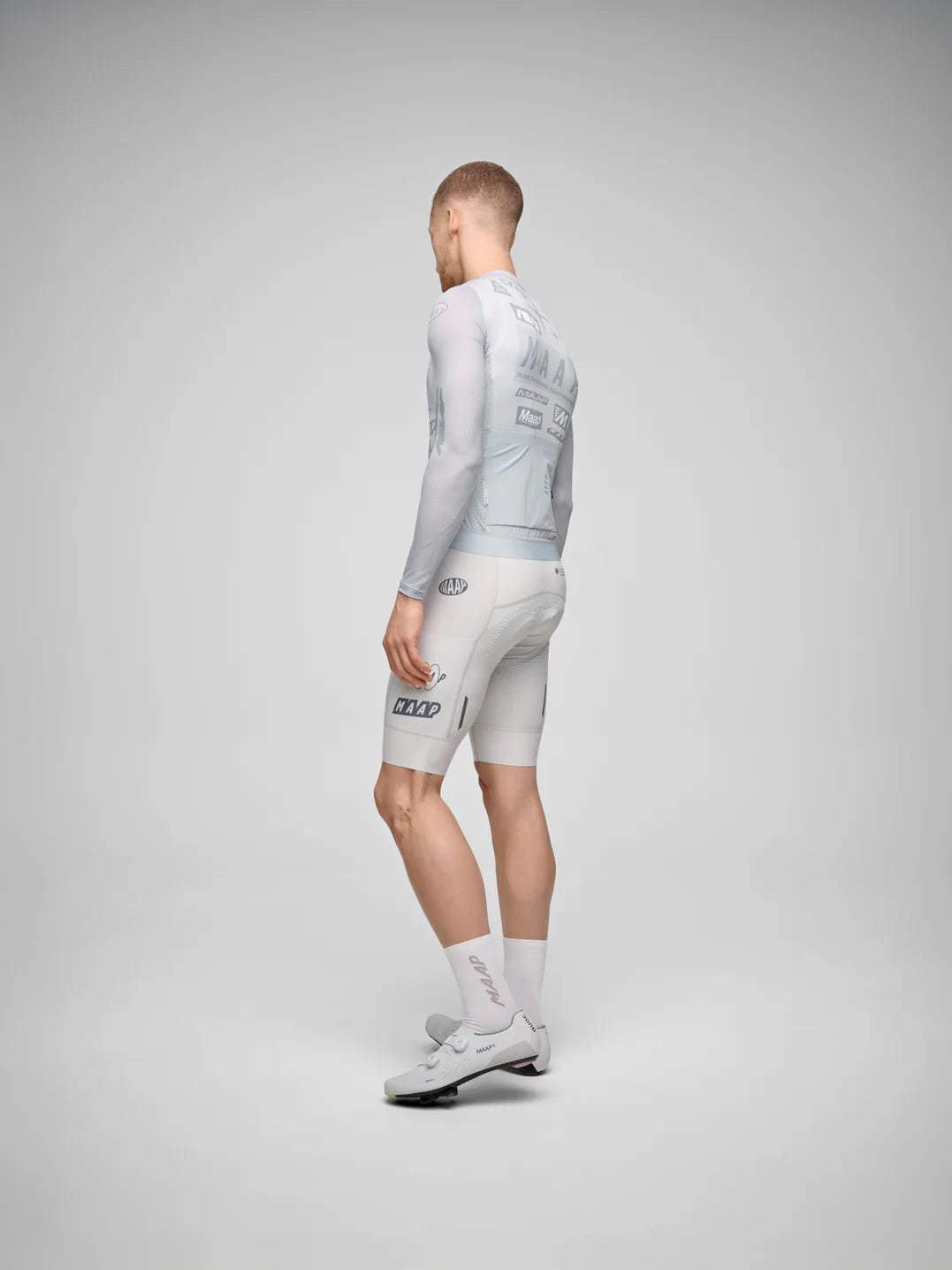 MAAP Drome Pro Air LS Jersey 3.0 Ice Gray|メンズ長袖サイクル MAAP Drome Pro Air LS Jersey 3.0 Ice Gray|メンズ長袖サイクル
