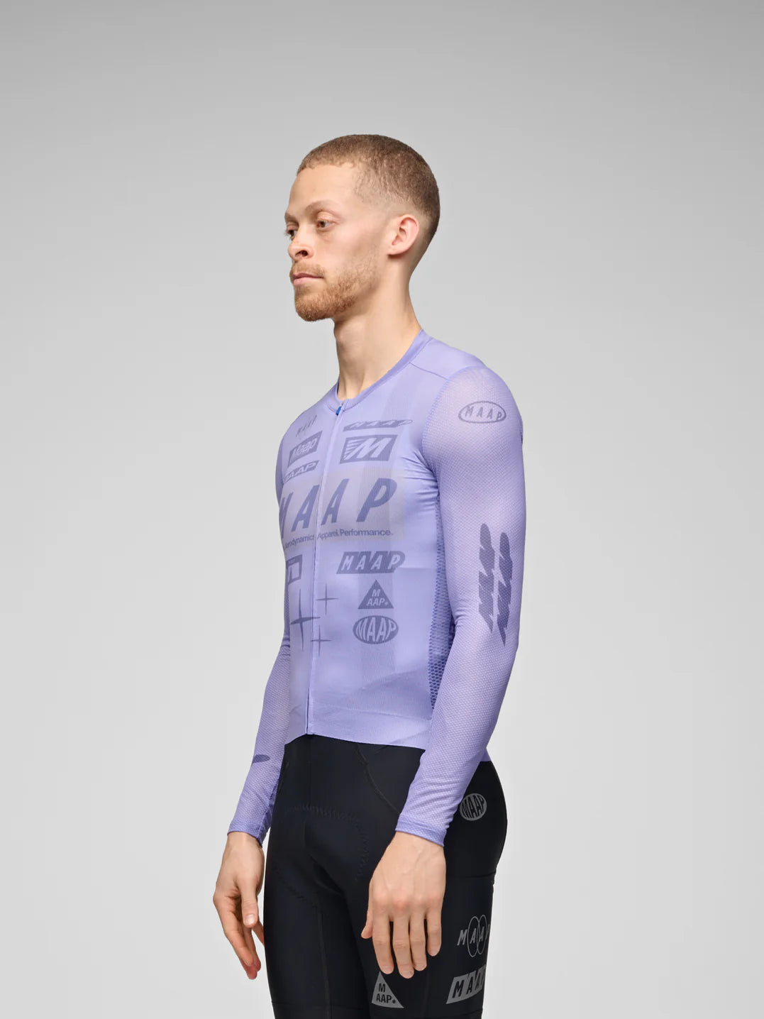 MAAP Drome Pro Air LS Jersey 3.0 Lavender｜メンズ長袖サイクルジャージ｜CYCLISM