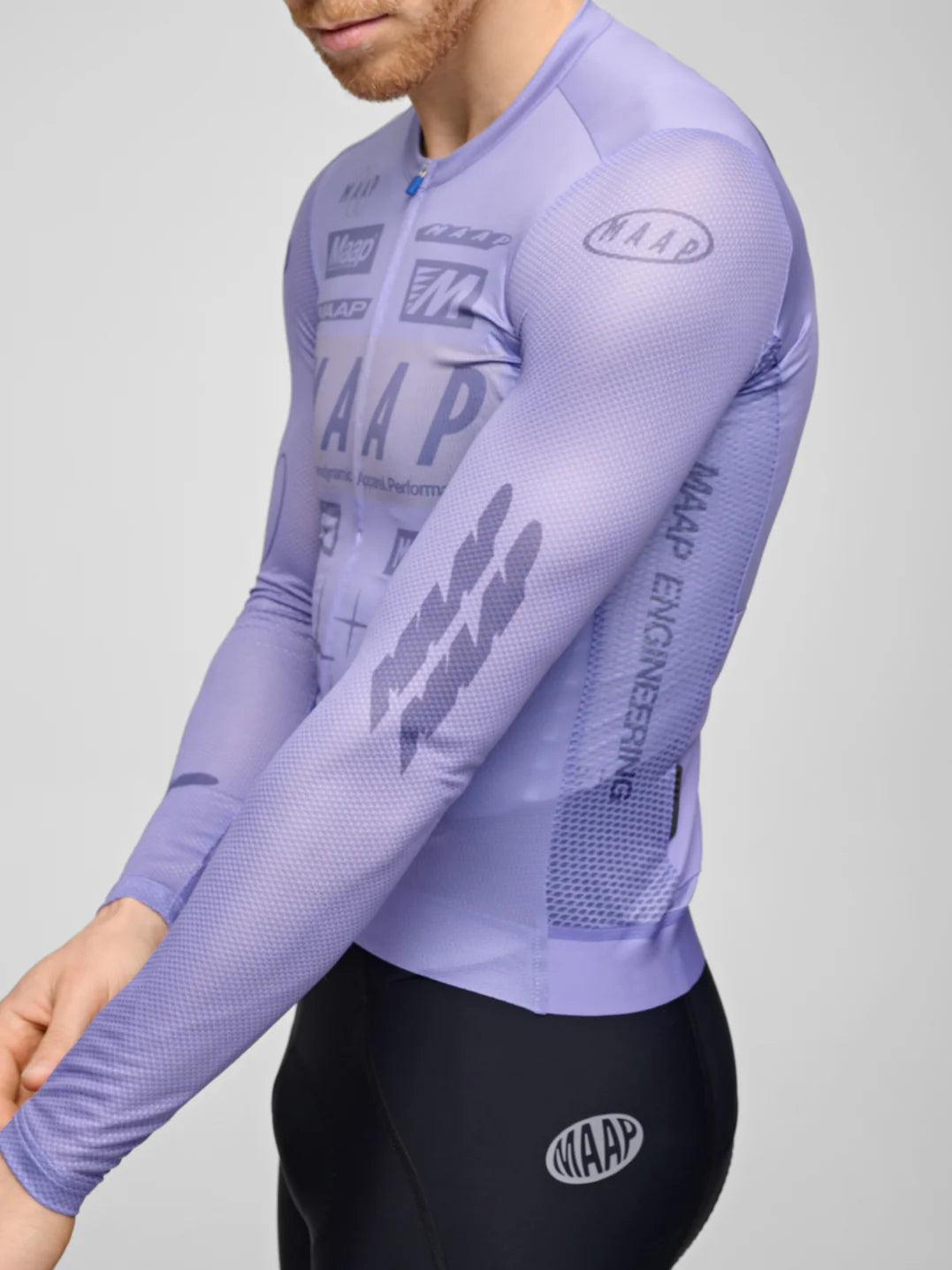 MAAP Drome Pro Air LS Jersey 3.0 Lavender｜メンズ長袖サイクルジャージ｜CYCLISM