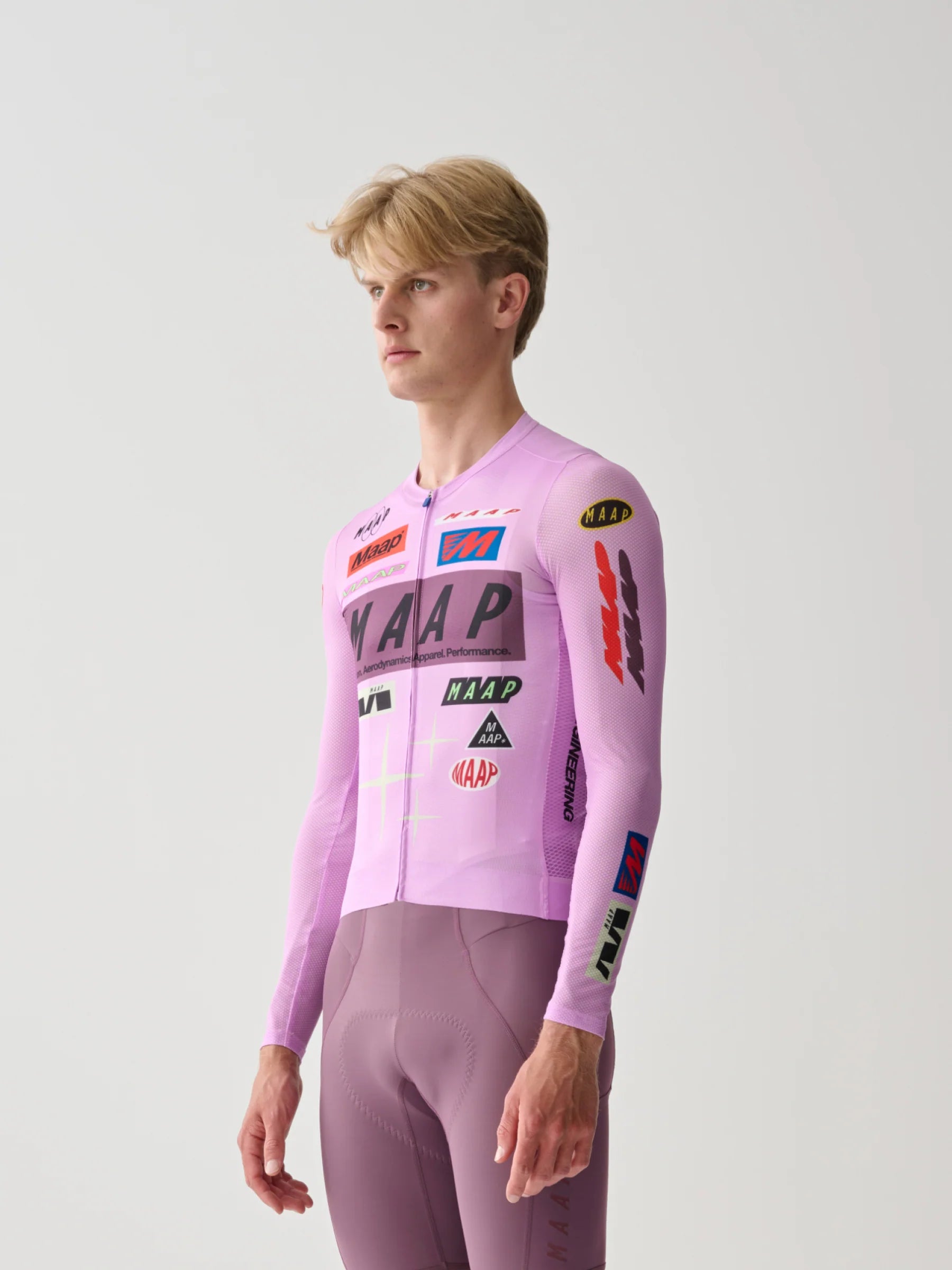 MAAP Drome Pro Air 3.0 長袖ジャージ ピンク | 超軽量レーシングサイクルジャージ | CYCLISM