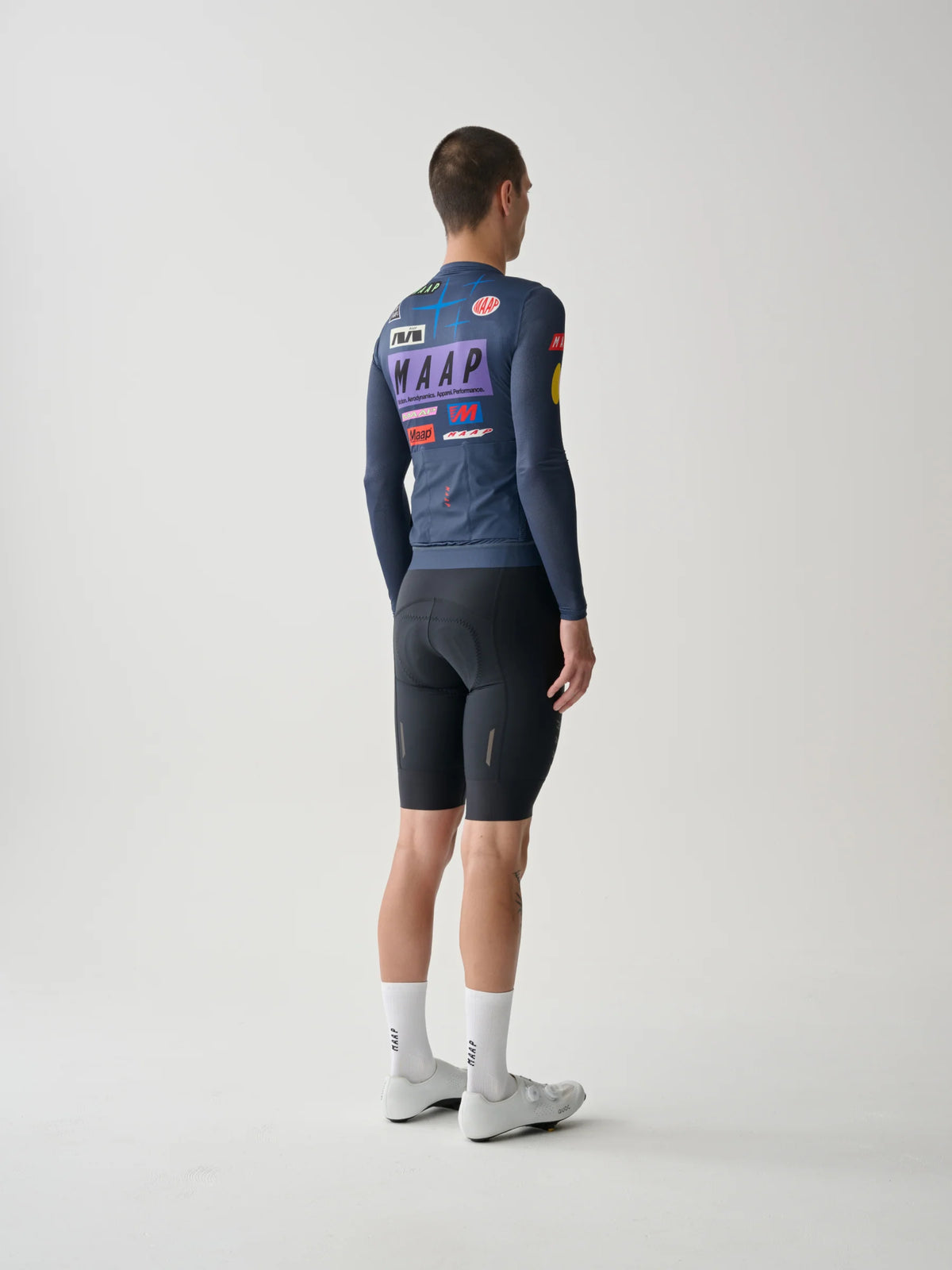 MAAP Drome Pro Air 3.0 長袖ジャージ ミッドナイト | 超軽量レーシングサイクルジャージ | CYCLISM
