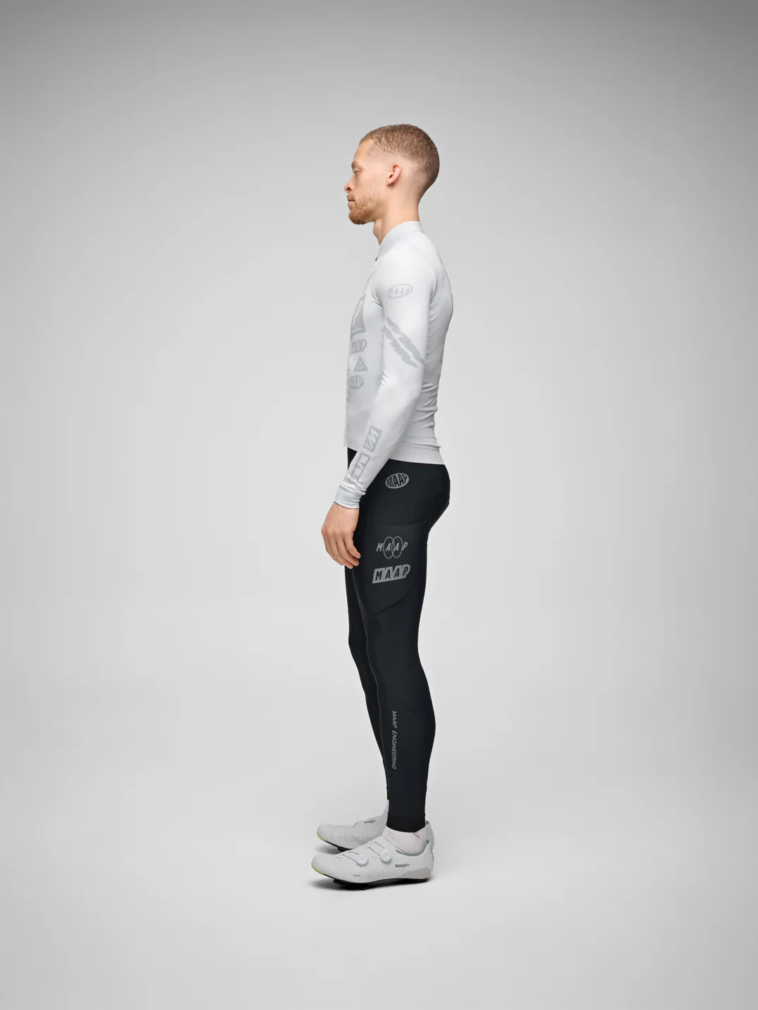 MAAP Drome Thermal LS Jersey Ice Gray｜メンズ長袖サーマルジャージ｜CYCLISM