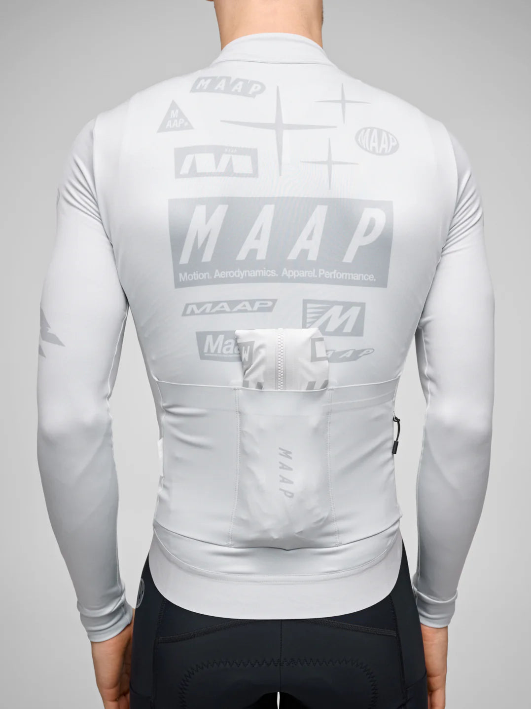 MAAP Drome Thermal LS Jersey Ice Gray|メンズ長袖サーマルジャージ MAAP Drome Thermal LS Jersey Ice Gray|メンズ長袖サーマルジャージ