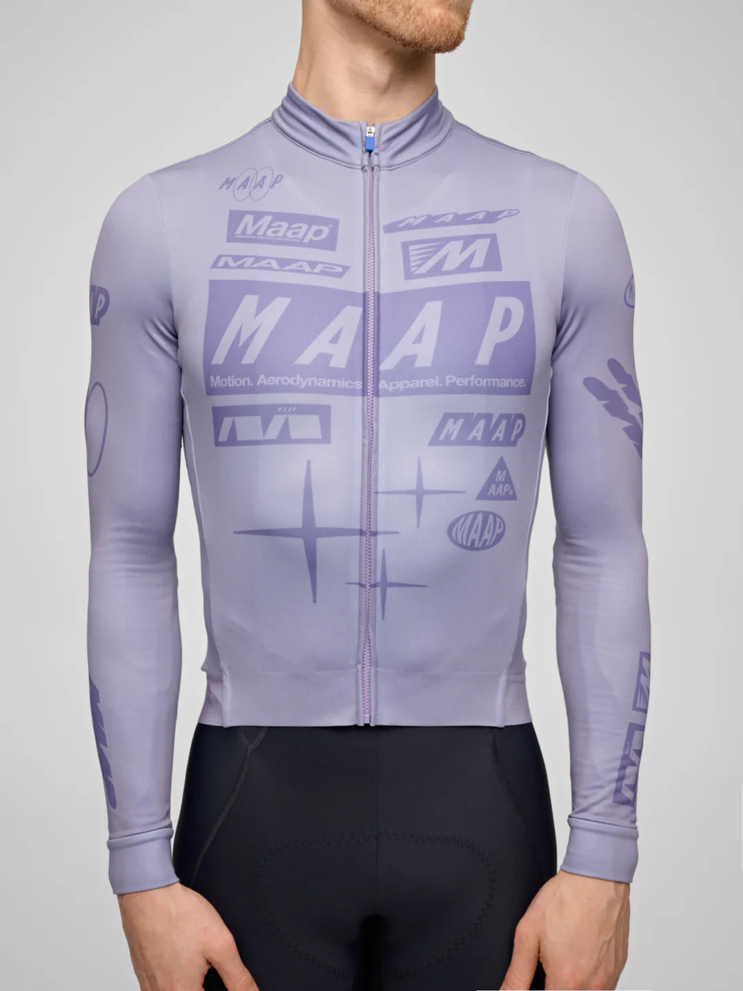 MAAP Drome Thermal LS Jersey Silver Bullet | Men's Long Sleeve MAAP Drome Thermal LS Jersey Silver Bullet | Men's Long Sleeve