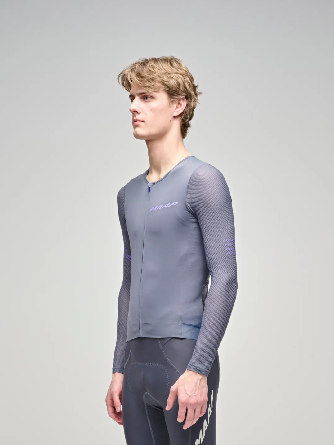 MAAP Emerge LS Jersey Galaxy Blue｜Evade 後継・高通気レースフィット｜長袖サイクルジャージ｜CYCLISM