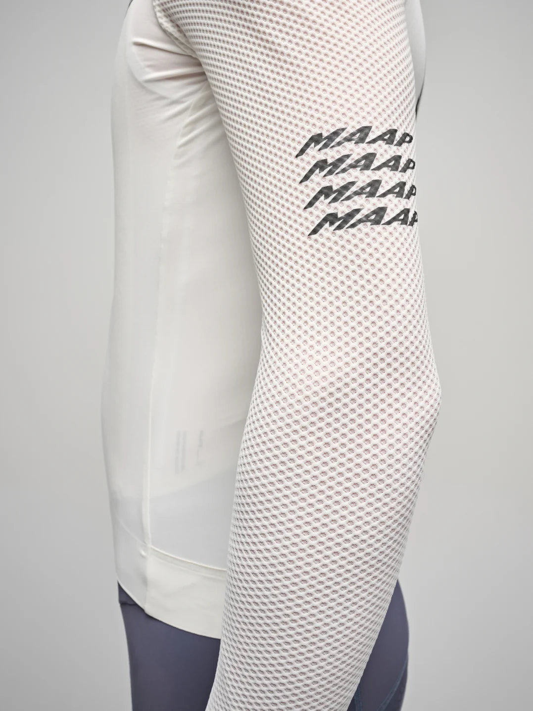MAAP Emerge LS Jersey White｜Evade 後継・高通気レースフィット｜長袖サイクルジャージ｜CYCLISM