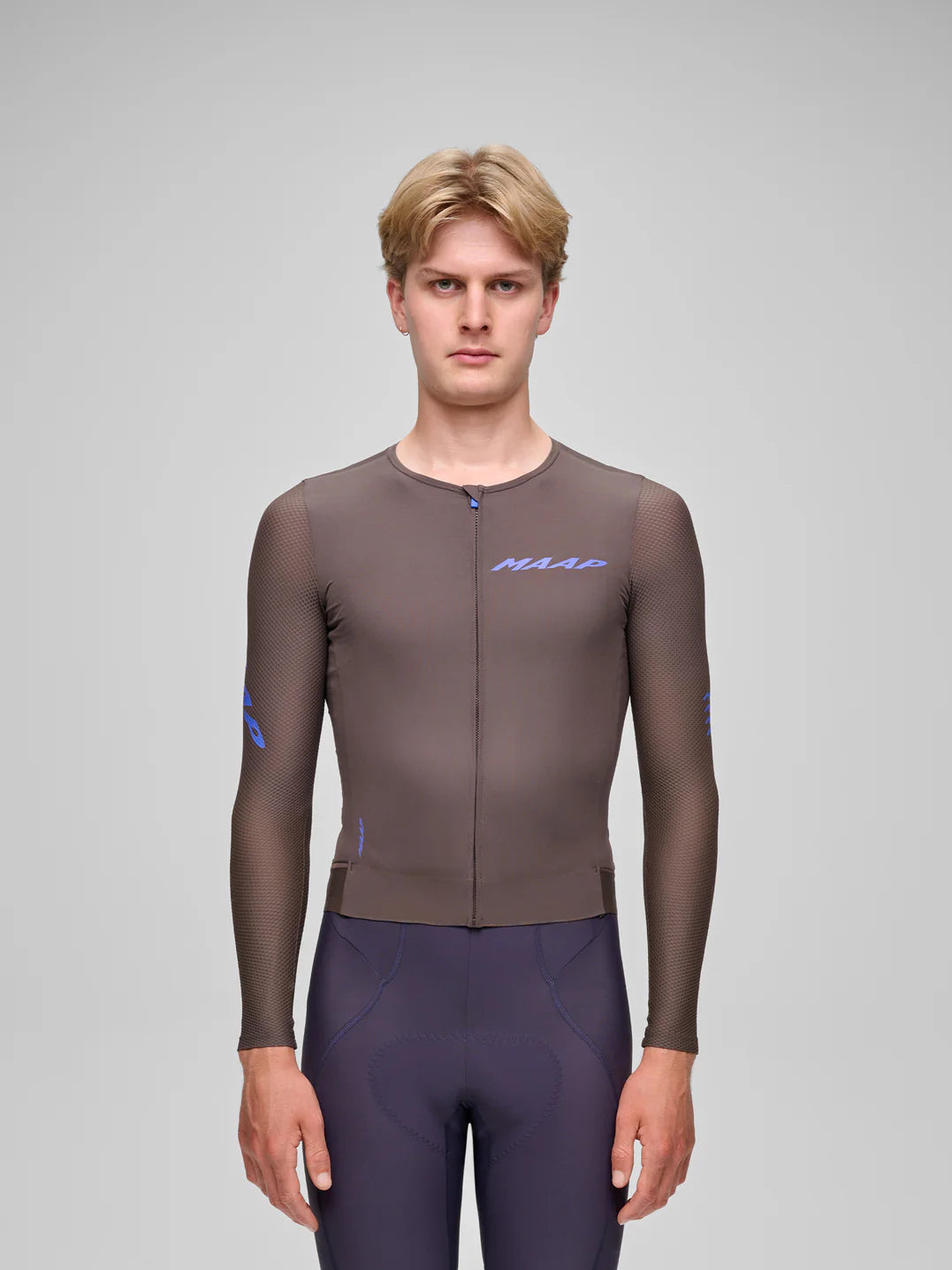 MAAP Emerge LS Jersey Brown Umber｜高通気レースフィット｜長袖サイクルジャージ｜CYCLISM